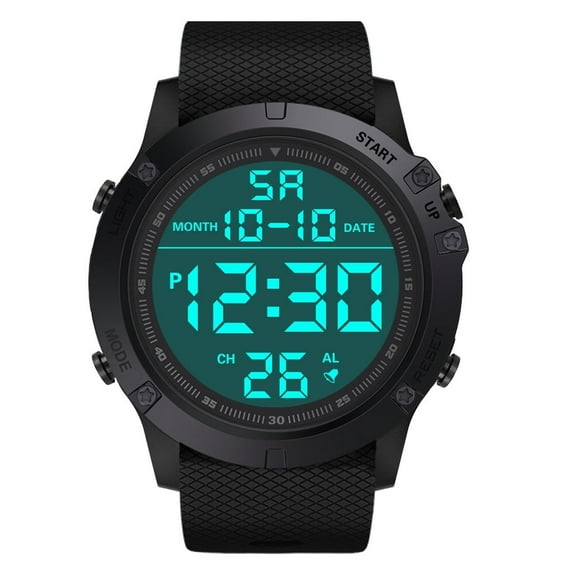 TIHLMK Watch for Men Fashion Men's Military Sports Watch Luxury Led Digital Water Resistant Watch