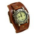 thumbnail image 1 of TIHLMK Watch for Men Men Punk Retro Simple Fashion Pin Buckle Strap Leather Watch, 1 of 2