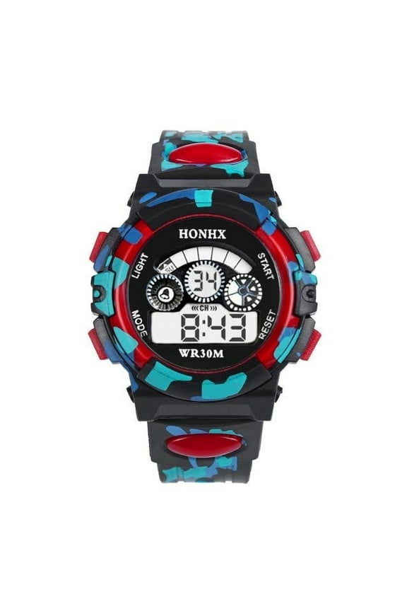 Watch for Youngster Outdoor Multifunction Waterproof Youngster / Sports Electronic Watches