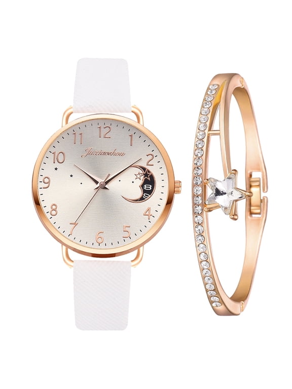 Watches for Women Minimalist Fashion with Strap Dial Women's Quartz Watch Gift Watch