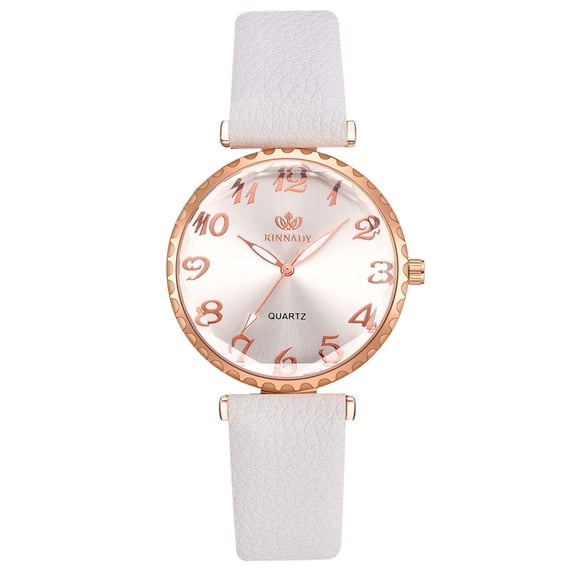 TIHLMK Watches for Women Style Fashion Women's Watch Luxury Leather Band Analog Quartz Wristwatch Ladies
