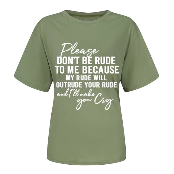 TIHLMK Women Shirts and Blouses Green Women's Fashion Tops Funny Printe Casual Loose Fit Plus Size Tee Shirts Blouse Gift for Womens Tops