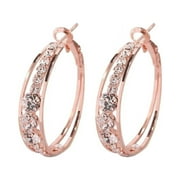 VANLOFE TIHLMK Women's Exaggerated Zircon Earrings