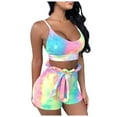 thumbnail image 1 of TIHLMK Womens 2 Piece Outfits Women Fashion Casual Sets Wear Lounge Wear Home Sleep Set Tops+Pants Gift for Women, 1 of 4