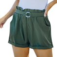 thumbnail image 1 of TIHLMK Womens Pants Short Fashion Women Sweat Shorts Summer Casual Loose Pocket Solid Pockets High Waist Short Gift for Women, 1 of 8