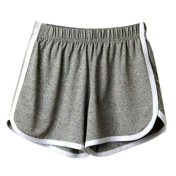 TIHLMK Womens Pants Short Women's Fashion Solid Color Casual Wide Leg Ruffle Loose High Waist Shorts Pants Gift for Women