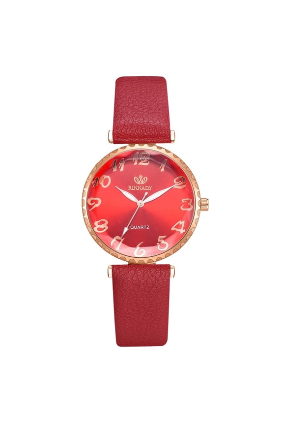 Womens Watch Style Fashion Women's Watch Luxury Leather Band Analog Quartz Wristwatch Ladies