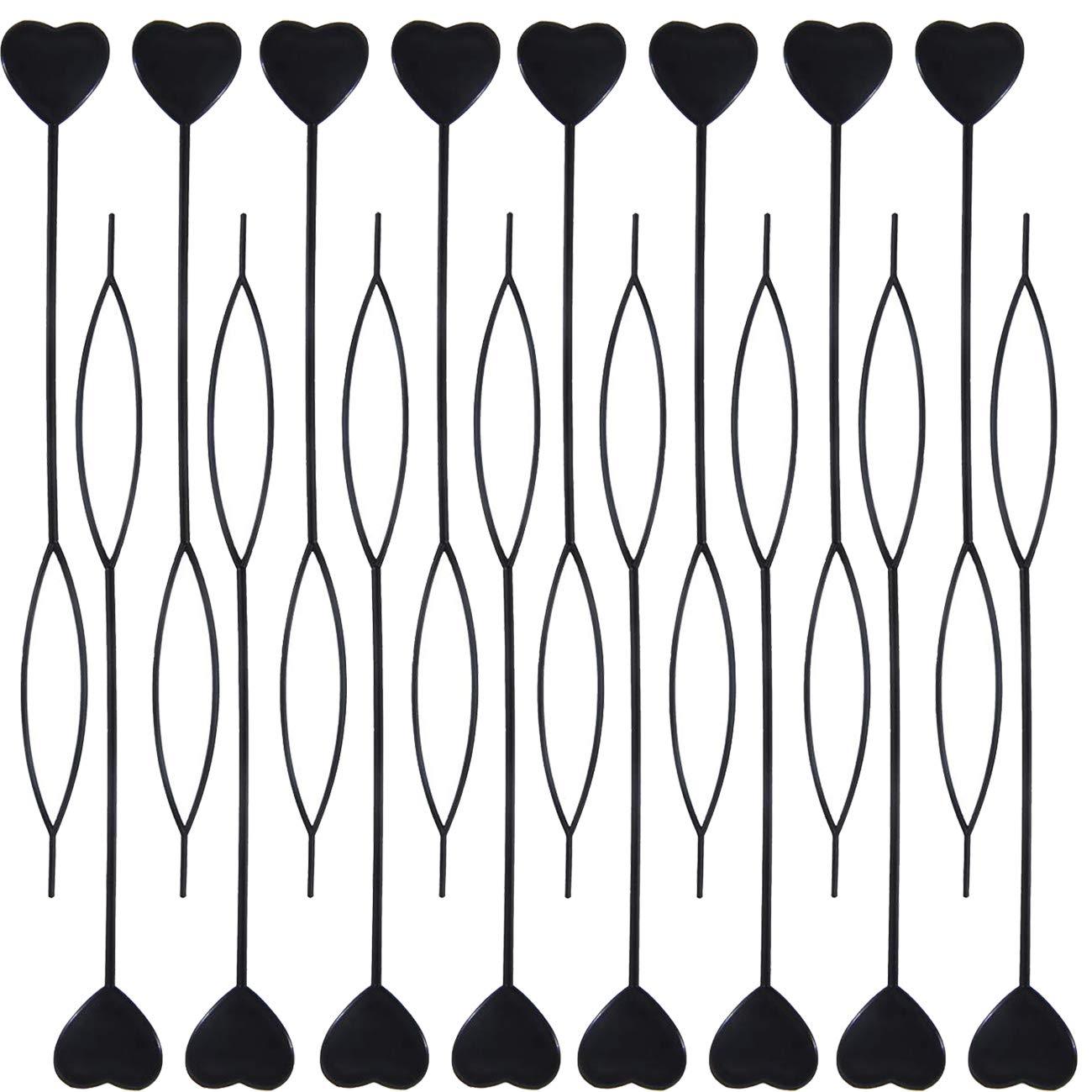 TIHOOD 16PCS Quick Beader for Loading Beads/Automatic Hair Beader and  Styling Kit/Plastic Magic Topsy Tail Hair Braid Ponytail Styling Maker