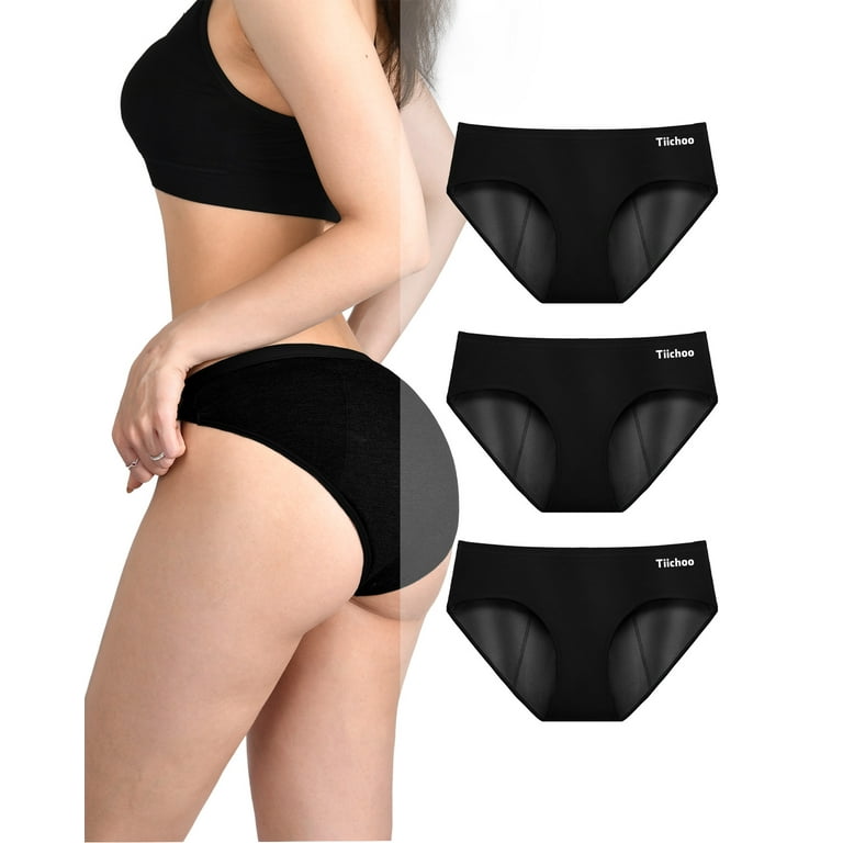 TIICHOO Leakproof Underwear for Women Bamboo Viscose Comfort