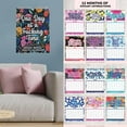 TIIFSWHS 2025 Mental Health Calendar Funny Calendar 2025 Wall Calendar