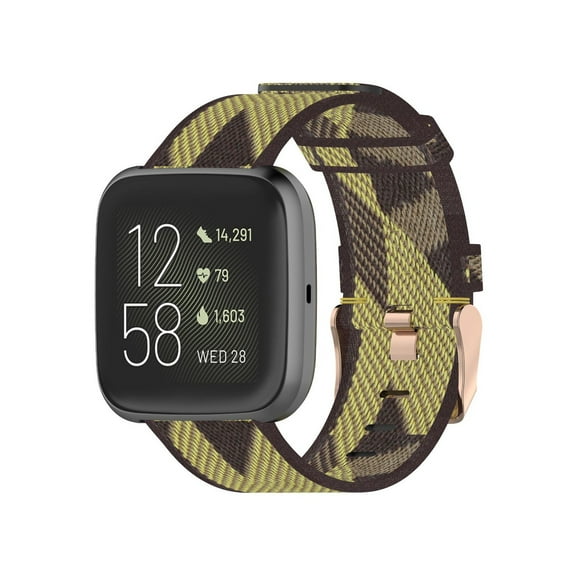 TIIFSWHS 【23mm 】Unisex Breathable Mixed Color Woven Nylon Watch Band For Versa 2 Versa Versa Lite Analog Digital Watch Skeleton Automatic Watch Astronomy Watches for Men Dad Wa