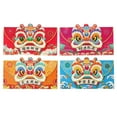TIIFSWHS Chinese New Year Red Envelope 2024 Dragon 3 Styles for Dragon