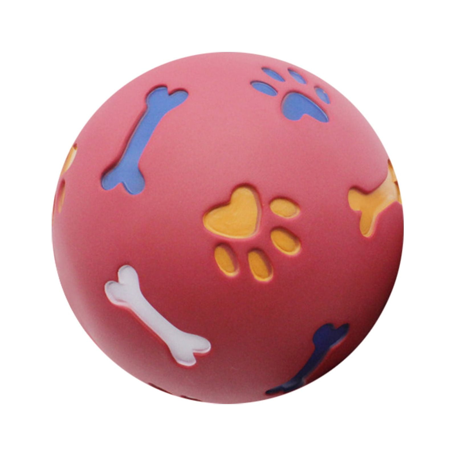 TIIFSWHS Dog Chew Toys Dog Leaking Food Ball Dog Teething Toys Balls