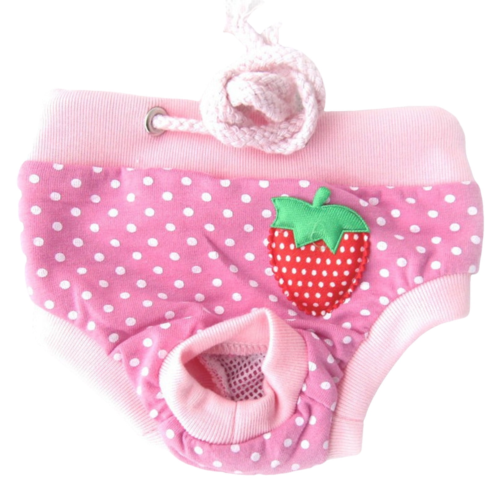 TIIFSWHS Female Pet Dog Pants Sanitary Short Panty Nappy Underwear Pads