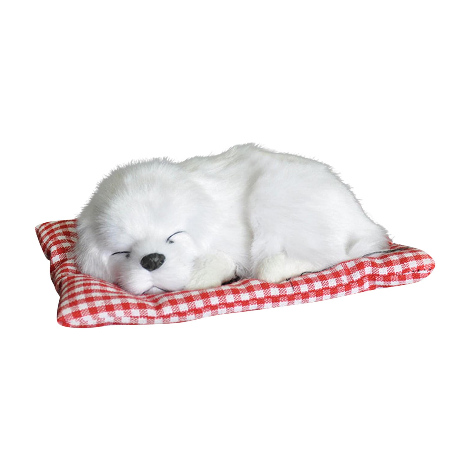 TIIFSWHS Funny Toys Dog Sleeping In The Mattress Doll Toy Mini Dog In