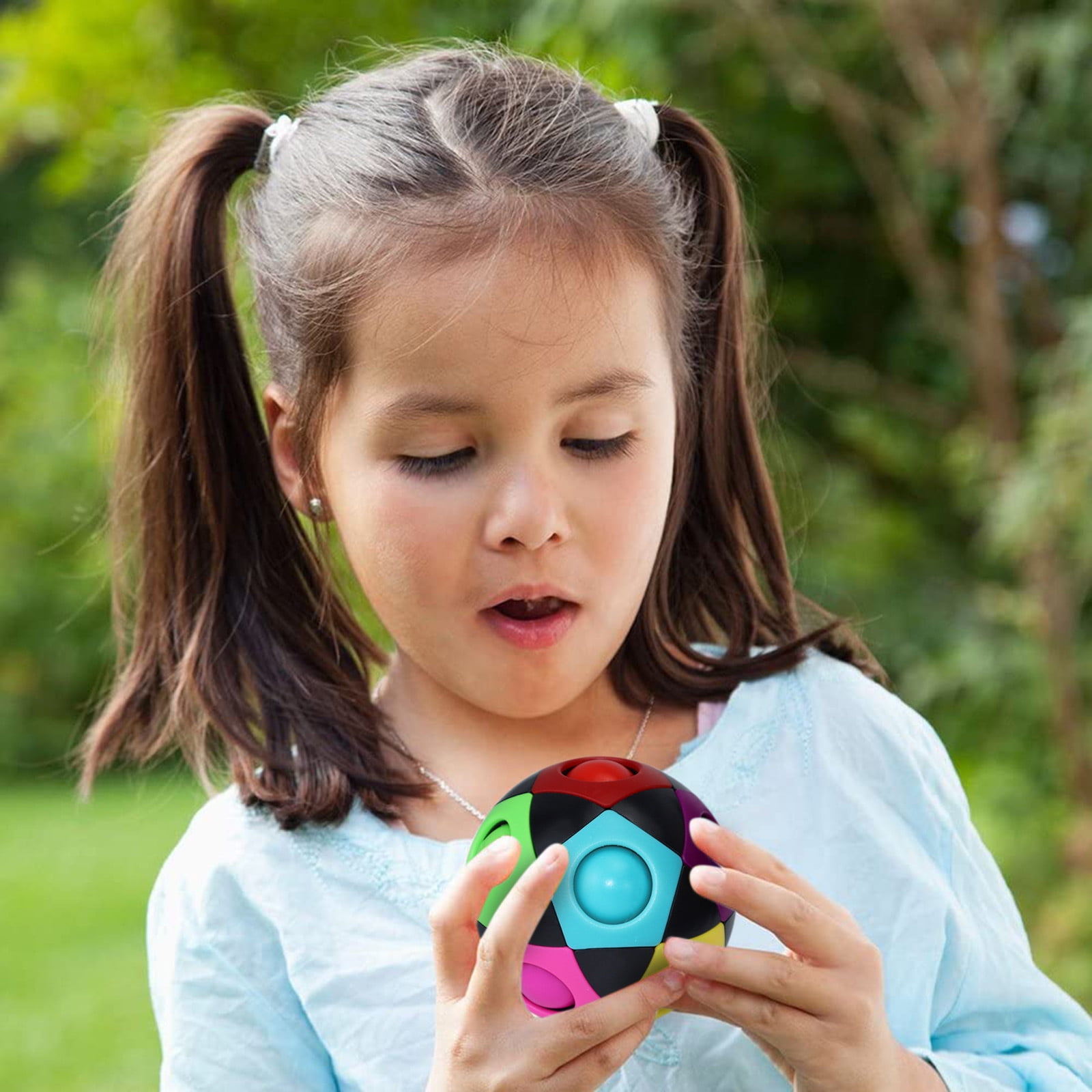 TIIFSWHS Magic Rainbow Ball, Fidget Ball Speed 3D Puzzle Ball