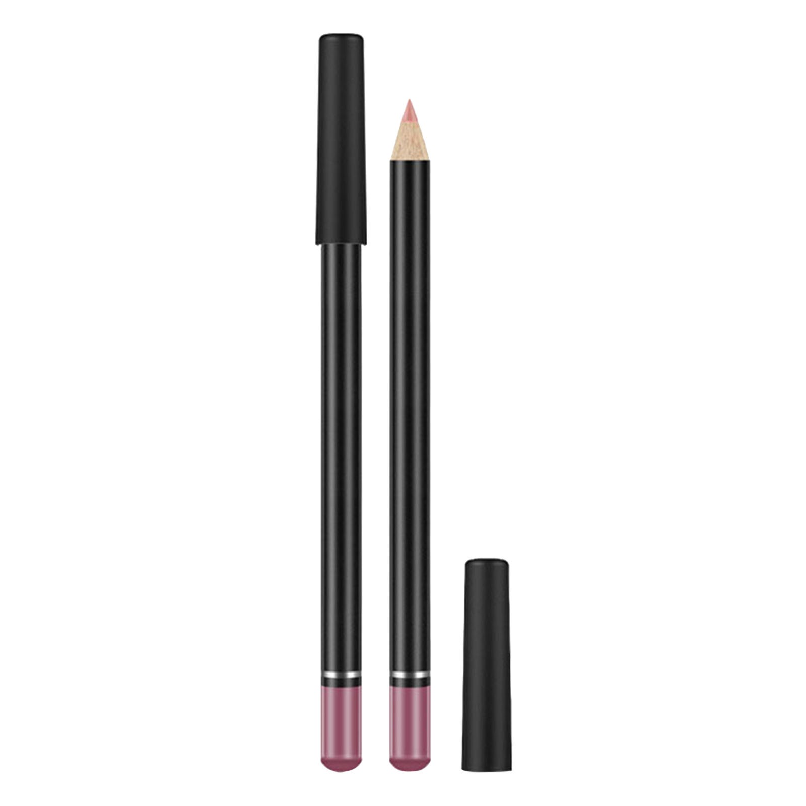 Tiifswhs Mattes Non Stick Cup Lip Liner Lipstick 12 Colors Brown Hook 