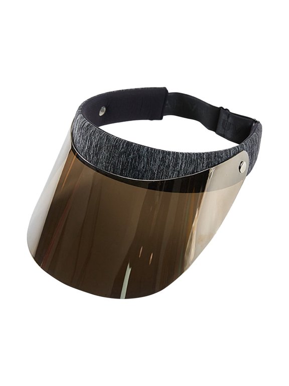 UV Protection UPF 50+ Transparent Sun Visor Hat for Hiking, Camping