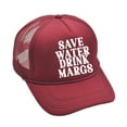 TIIFSWHS Water Drink Margs Trucker Hat Trendy Vintage Funny Cute
