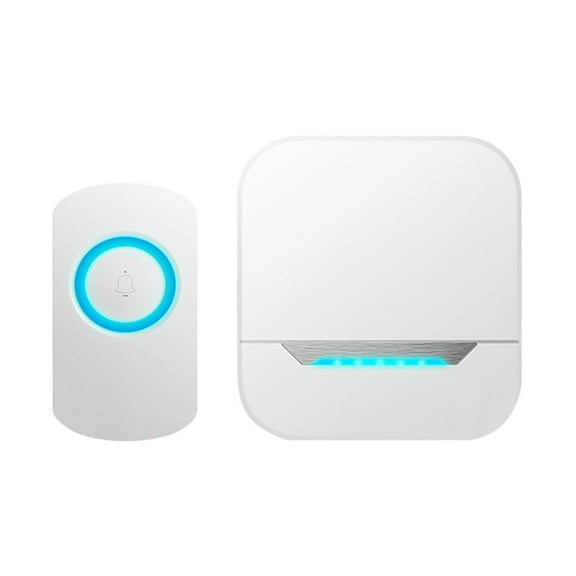 TIIFSWHS Wireless Doorbell Extender with Receiver Connects to Existing Hardwired Doorbell into Wireless Door Bell for The Elderly