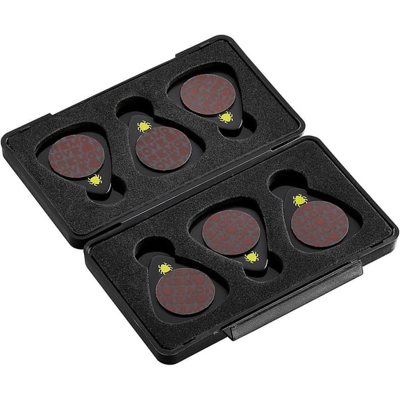 TIK PIK Celluloid Guitar Picks with Case .96 mm 6 Pack