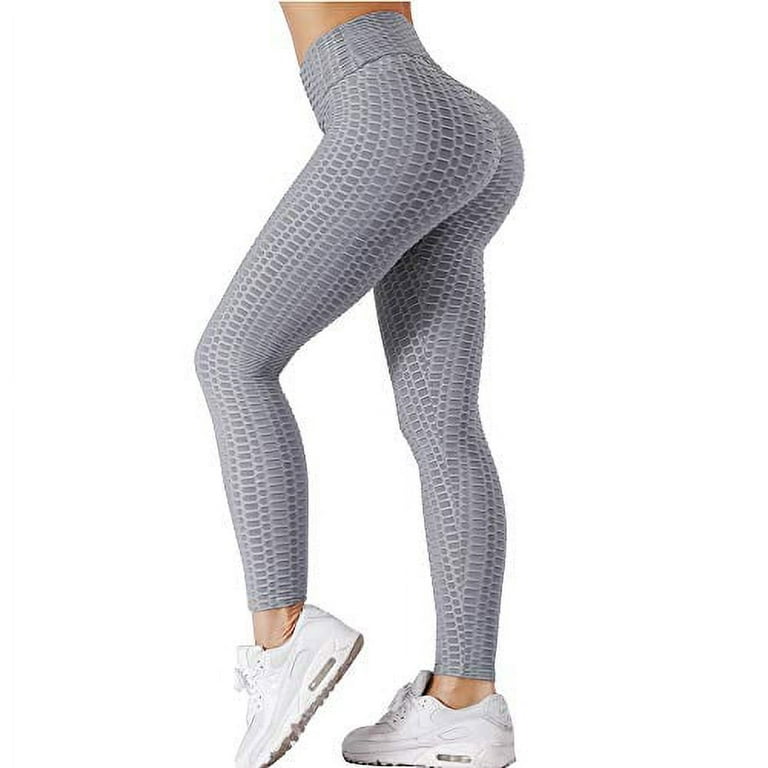 Black TIK Tok Tiktok Booty Ruched Scrunch Butt Lift Lifting Anti Cellulite  Sexy High Waisted Yoga Pants Famous Tick Tock  Leggings Tummy Control  Workout Sport Tights for Women(FW-Black-XL) : : Clothing