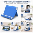 thumbnail image 1 of Multi Angle Tablet and Cell Phone Stand Holder, Desktop Device Stand for Compatible Phones, Tablets and E-Readers, TIKA, 1 of 7