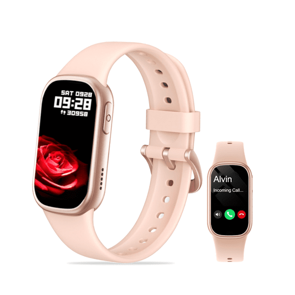 TIKBBRMG 1.47'' Fitness Tracker Smart Watch, Calorie Counter Pedometer with 24/7 Heart Rate & Sleep Tracking, 147 Sports Modes for Women and Men