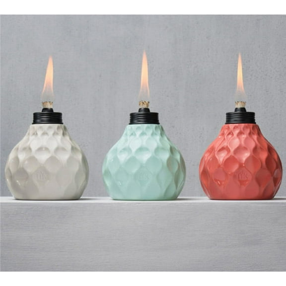 Tiki Assorted Glass 6 in.   Seaside Escape Tabletop Torch 1 pc