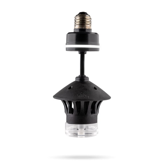 TIKI BiteFighter Plug & Repel Mosquito Repellent for Outdoor String Lights with 12-Hour Repellent Pod Included, Odor-Free, Easy Install, 110 sq. ft. Coverage