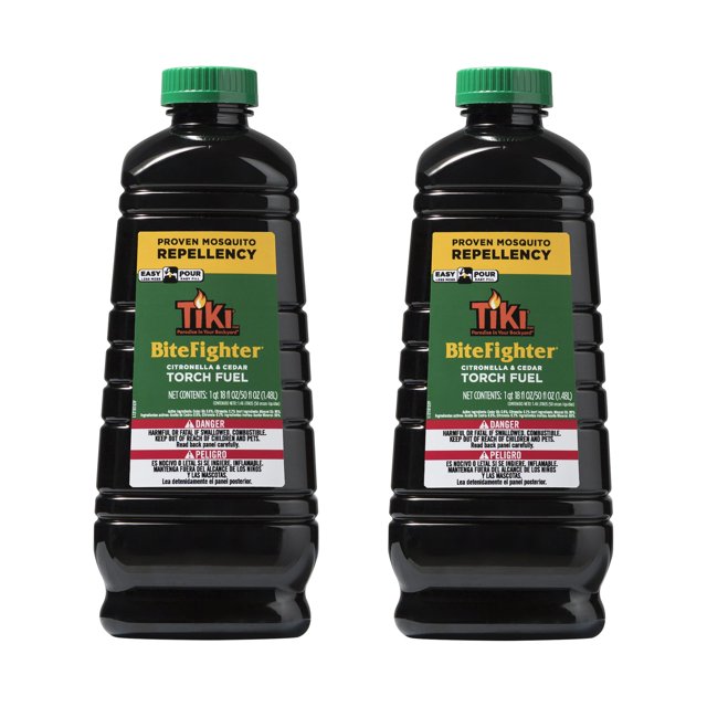 TIKI® Brand 50 oz. BiteFighter Torch Fuel with Easy Pour System 2pack