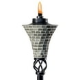thumbnail image 1 of TIKI Brand 62-inch Hosta Metal Torch Gray Mosaic, 1 of 6