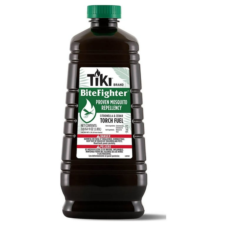 Tiki Brand BiteFighter Mosquito Repellent Torch Fuel, 64 Ounces