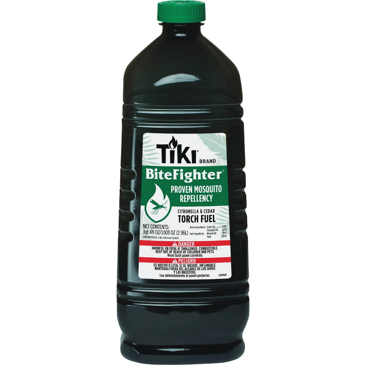 TIKI Brand Bitefighter Citronella & Cedar Torch Liquid Fuel 100 oz (4 Pack)