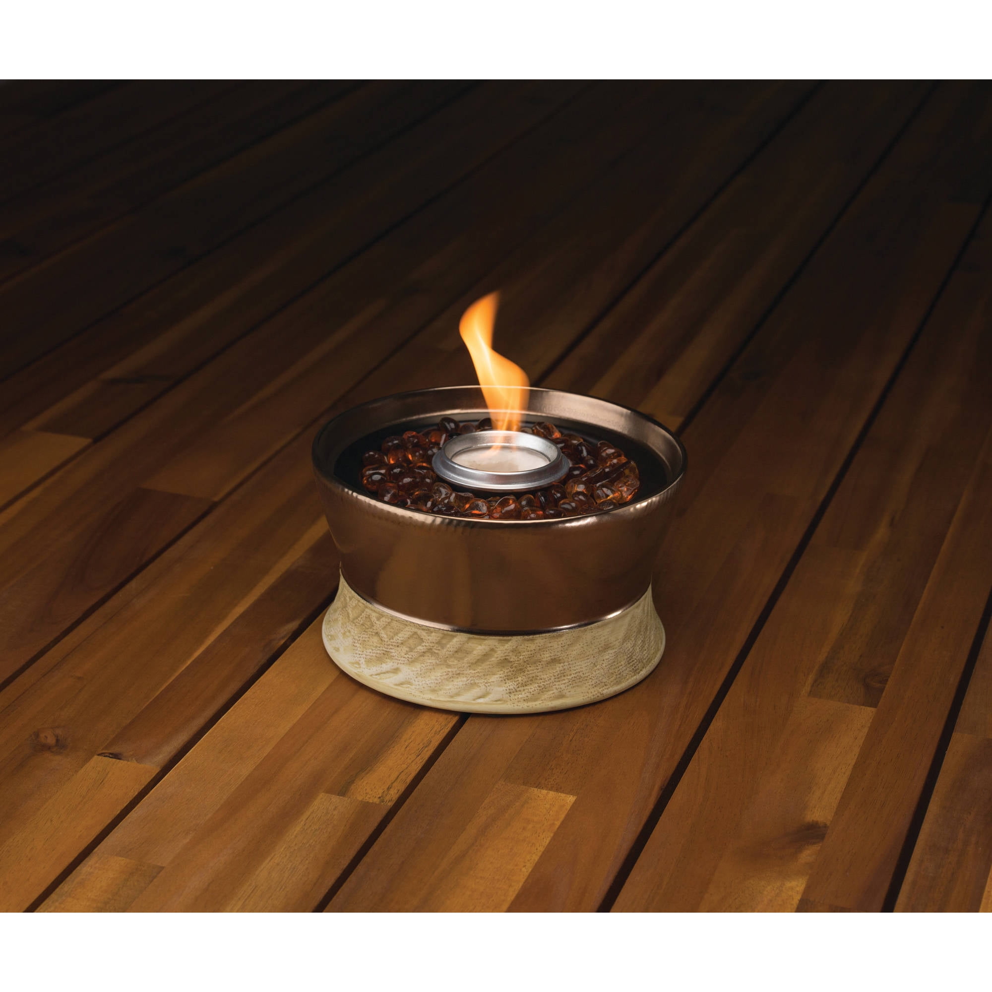 Roundfire Tiki 1 Tabletop Fire Pit - Ethanol Fire Pit, Fire Bowl, Mini Pers Roundfire Tiki 1 Tabletop Fire Pit - Ethanol Fire Pit, Fire Bowl