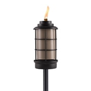 TIKI Brand 65 Inch Torch Metal Lantern Tan