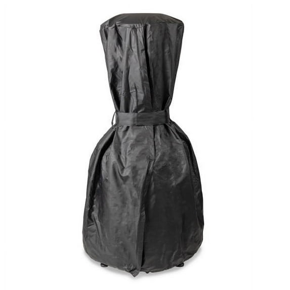 TIKI Brand Propane Fire Pit Cover, Use With Propane Fire Pit Base, Heater Attachment, and Table Attachment, Weatherproof, 39.5" x 39.5" x 57", Black