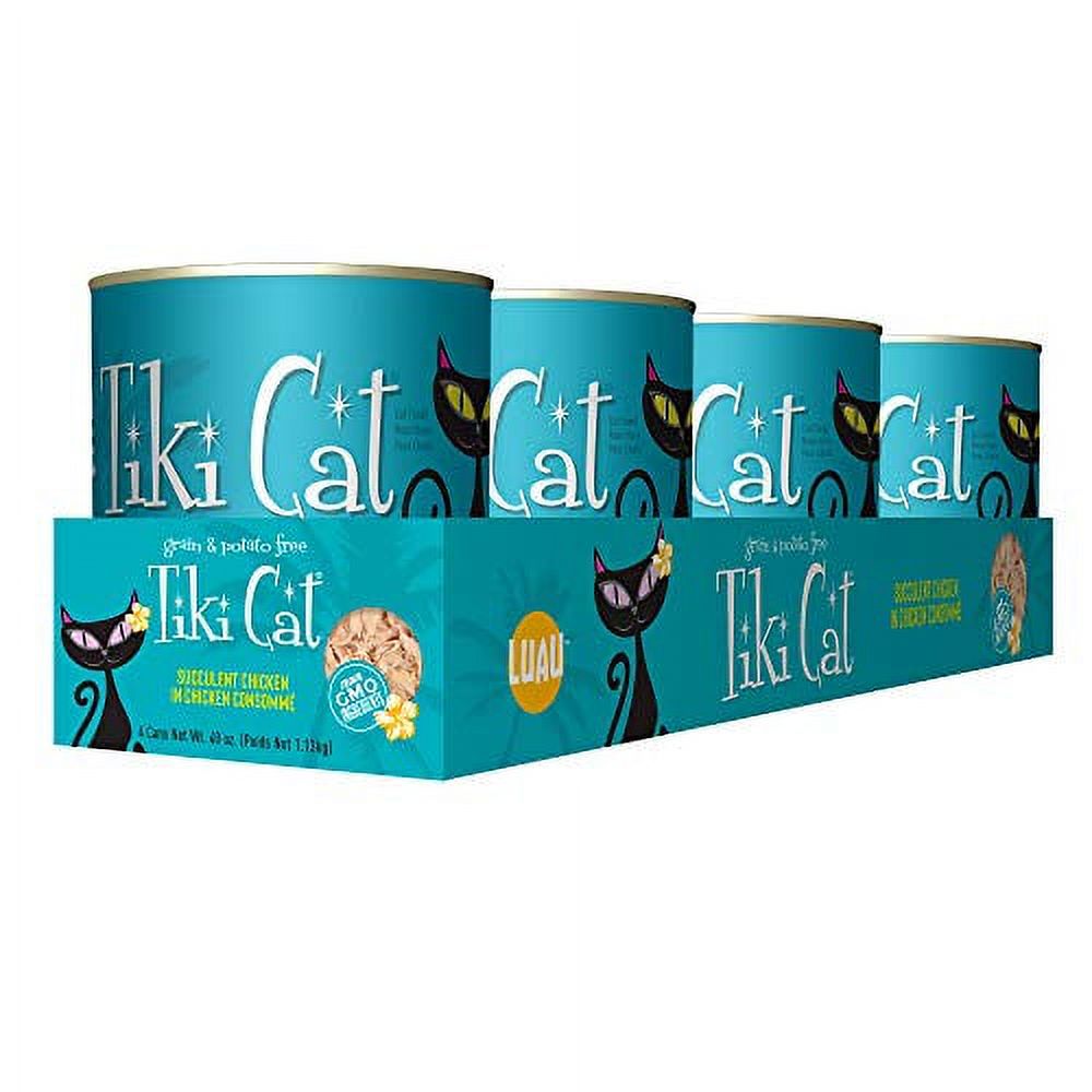 TIKI PETS Cat Luau Grain Free Canned Wet Food for Adult Cats & Kittens