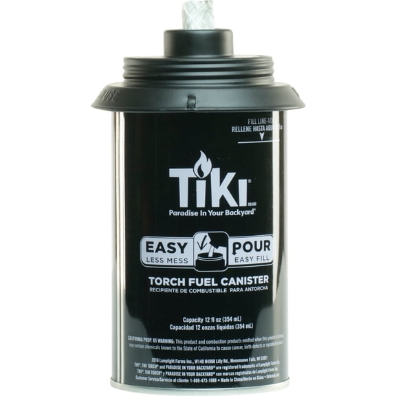 TIKI Torch Canister Metal Lamplight Farms, 12 oz
