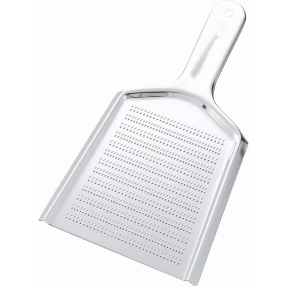 TIKUSAN Japanese Grater Oroshigane Slicer Stainless Steel Made in Japan for Radish Garlic Ginger Fruits Root Vegetables (4.1"x8.5")