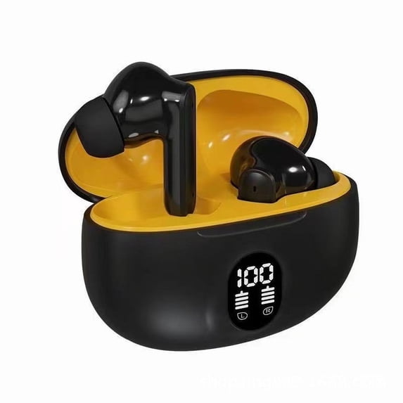 TIKVLA S510 TWS Wireless headphones with LED display, large battery ...
