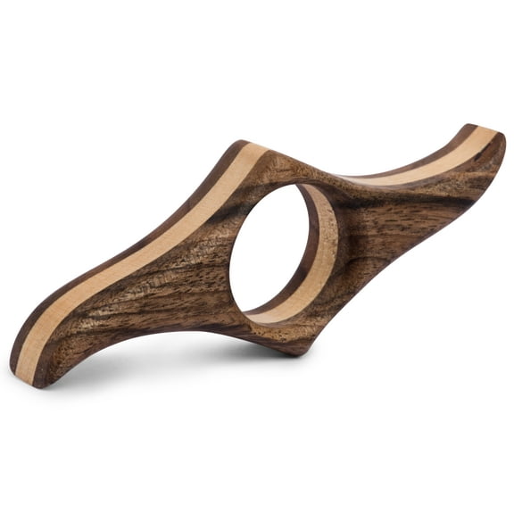 TILISMA Wooden Book Page Holder - Handmade Walnut Thumb Book Accessories - Reading Gadget to Read in Bed - Gifts for Book Lovers, Avid Readers, Bookworms, Librarians - Bookmark (Small)