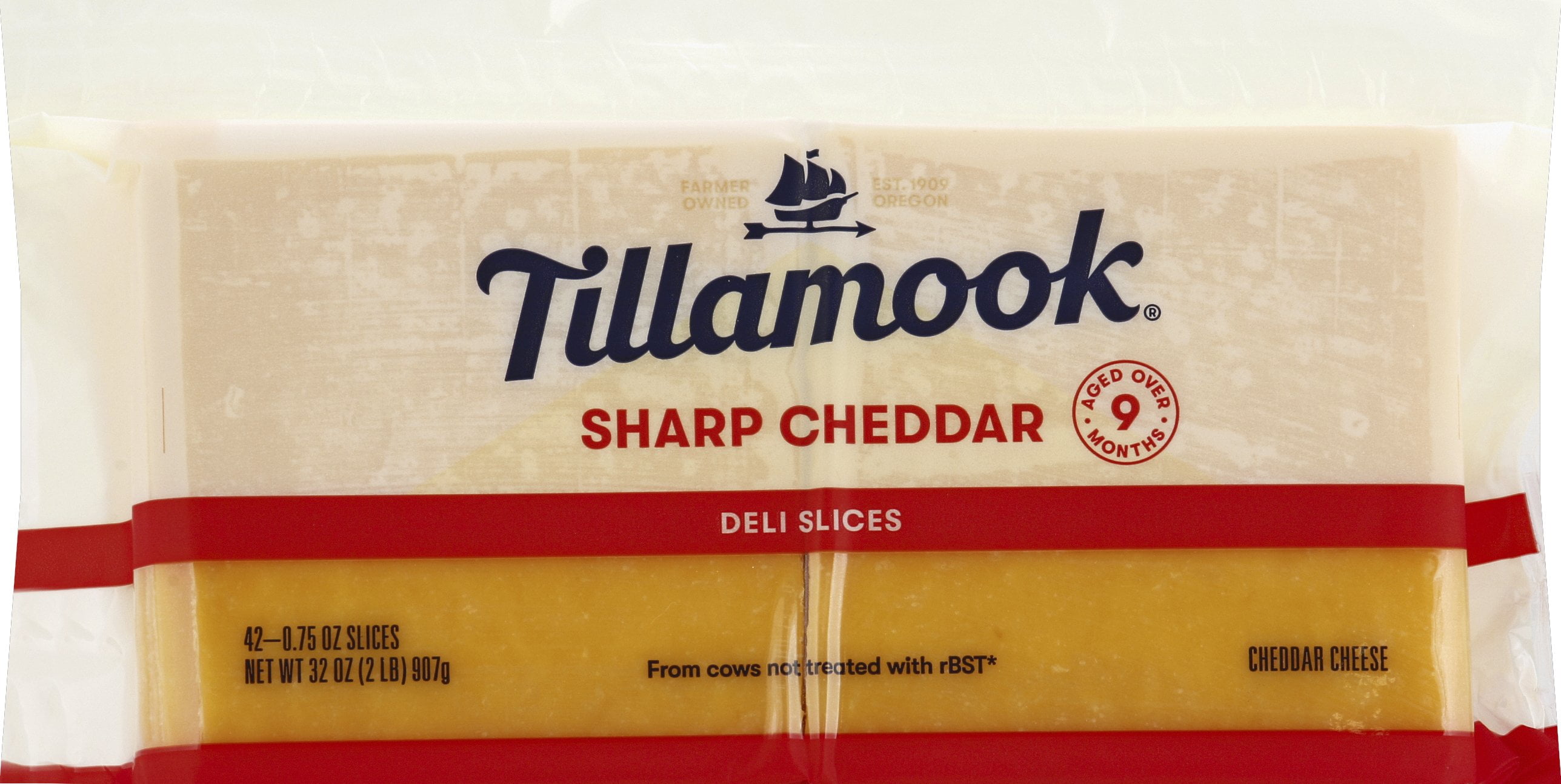 TILLAMOOK 2 SLICED SHARP CHEDDAR CHEESE