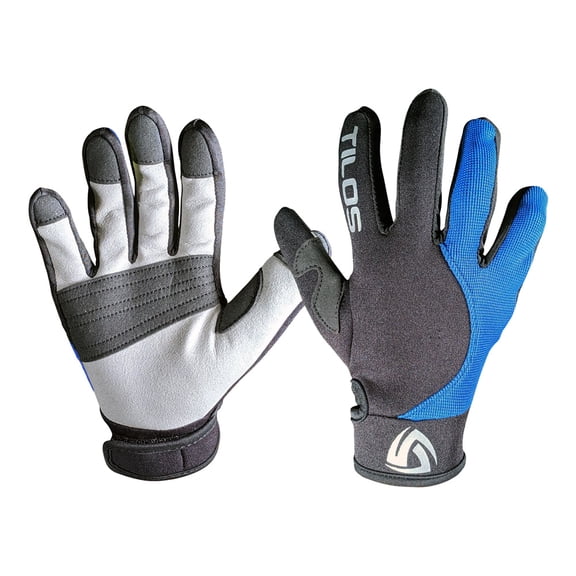 TILOS 1.5mm Tropical-X Mesh Gloves, Color: Black/Blue, Size: 2XL (G1367BU12)