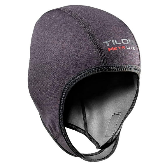 TILOS 1mm Titanium Neoprene Chin Strap Beanie, Color: Black, Size: S (H1010BK07)