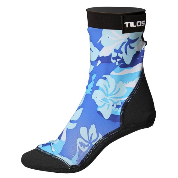 TILOS 2.5mm Sport Skin Sock, Color: Blue Flower, Size: S (B1214BF07)