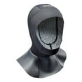 thumbnail image 1 of TILOS Adult Unisex 1mm Thermoflare Diving Hood, Color: Black, Size: L, 1 of 5