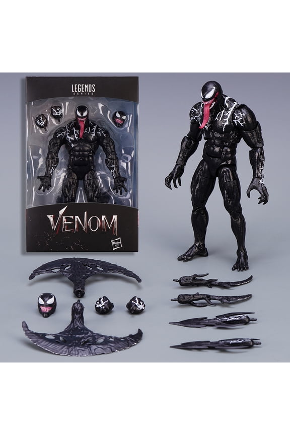 TIM Venom Action Figure Model Full Body Movable and Replaceable Heads, Weapons and Hands Exquisite Gift Box Set