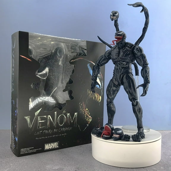 TIM Venom Large Size Full Body Action Figure Model Replaceable Heads, Hands Gift Box Set