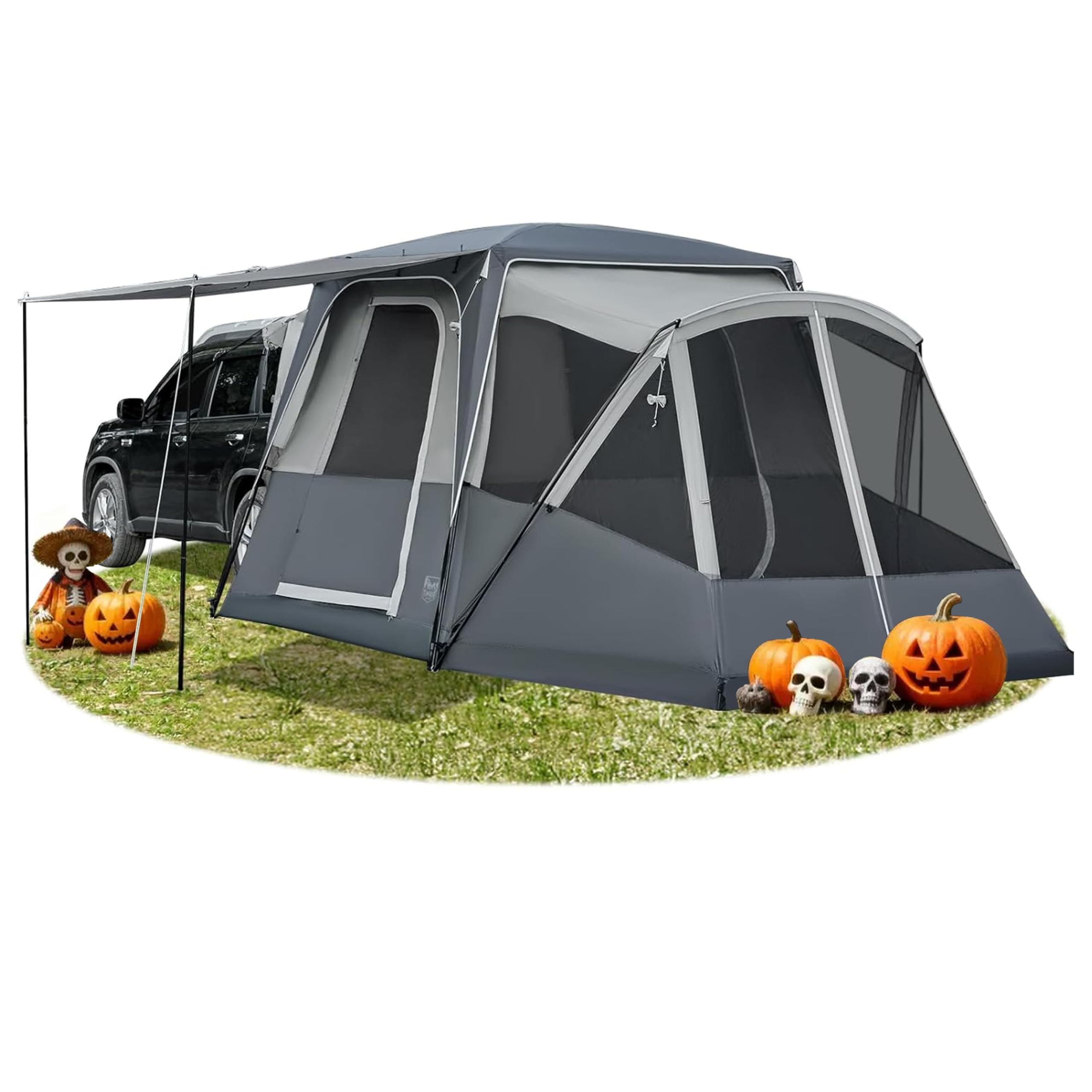 TIMBER RIDGE, SUV Tent, with Screen Porch and Awning, Gray - Walmart.com